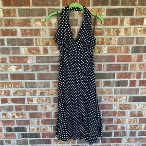 Retro Halter Top Dress